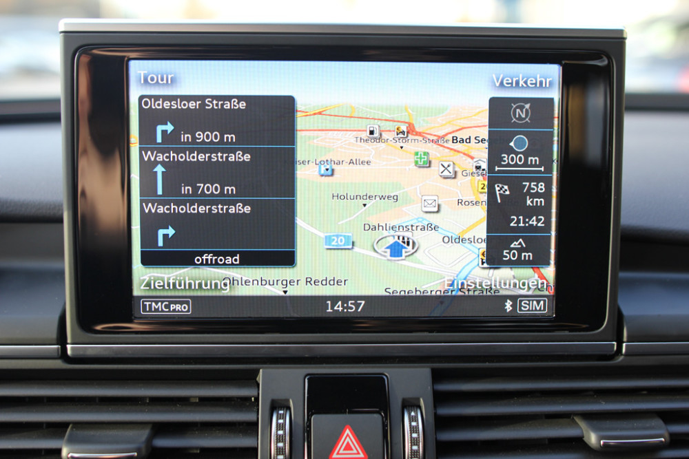 MMI navigation med MMI Touch A6 "4G"