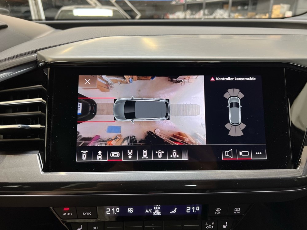 Audi Q4 aktivering 360 graders area view kamera