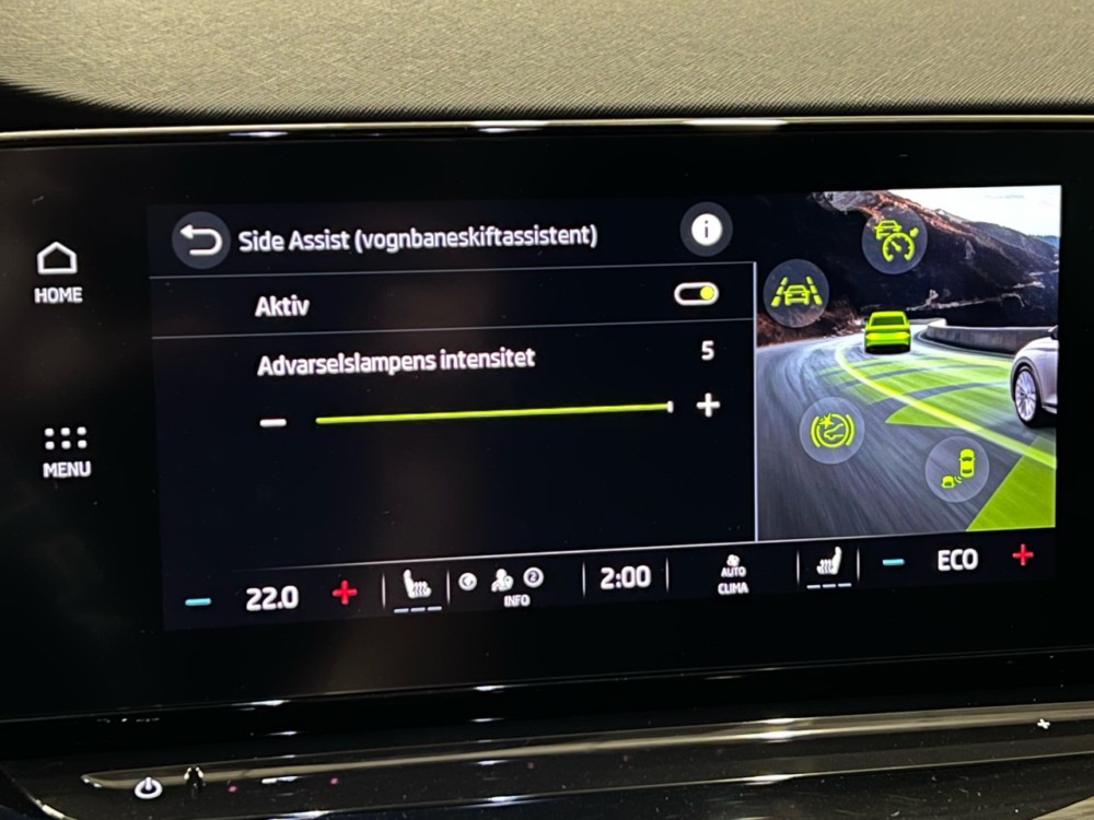 Octavia 4 NX Blindspot Assist med udkørselsassistent - Image 2