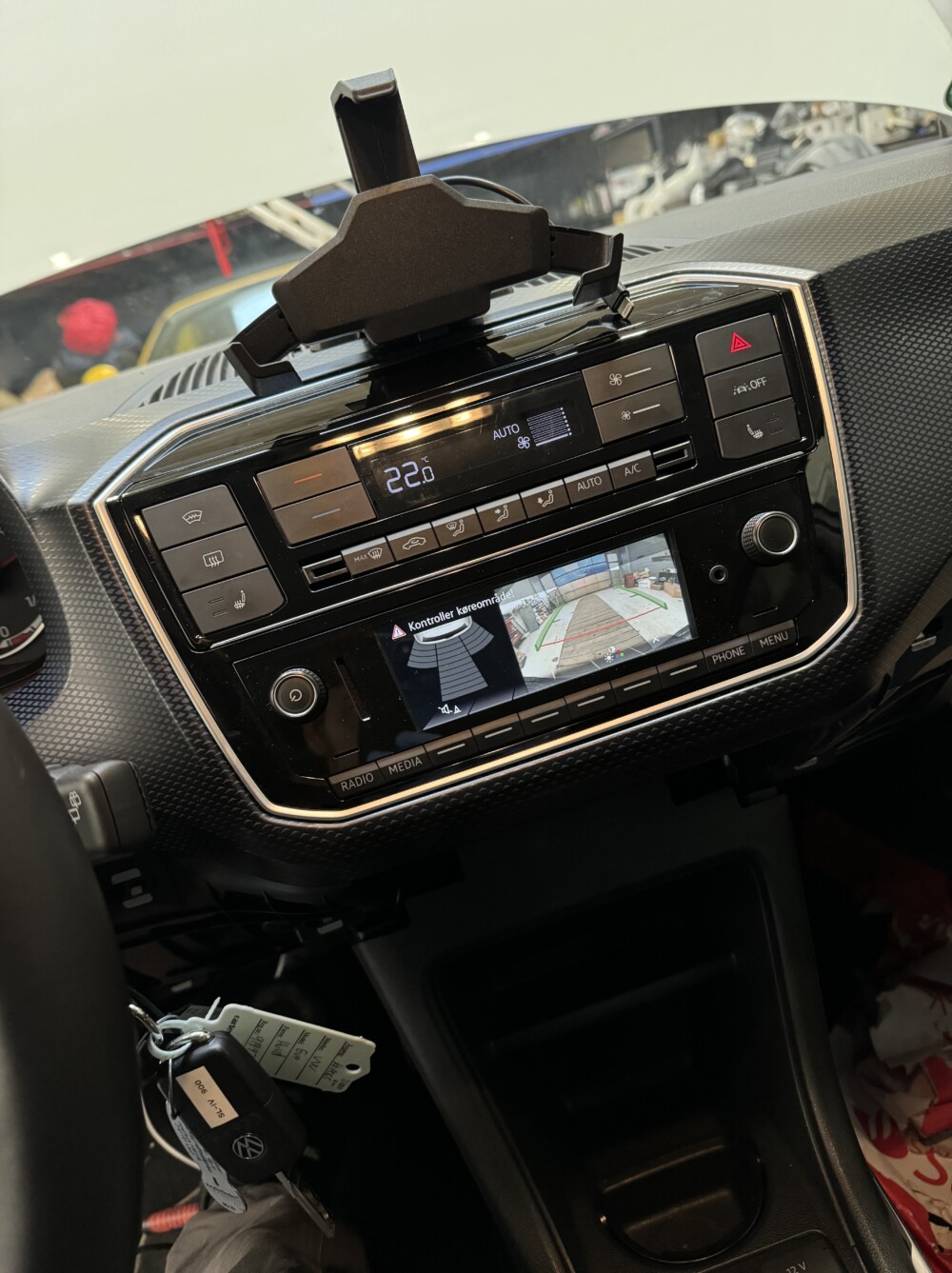 VW UP originalt bakkamera